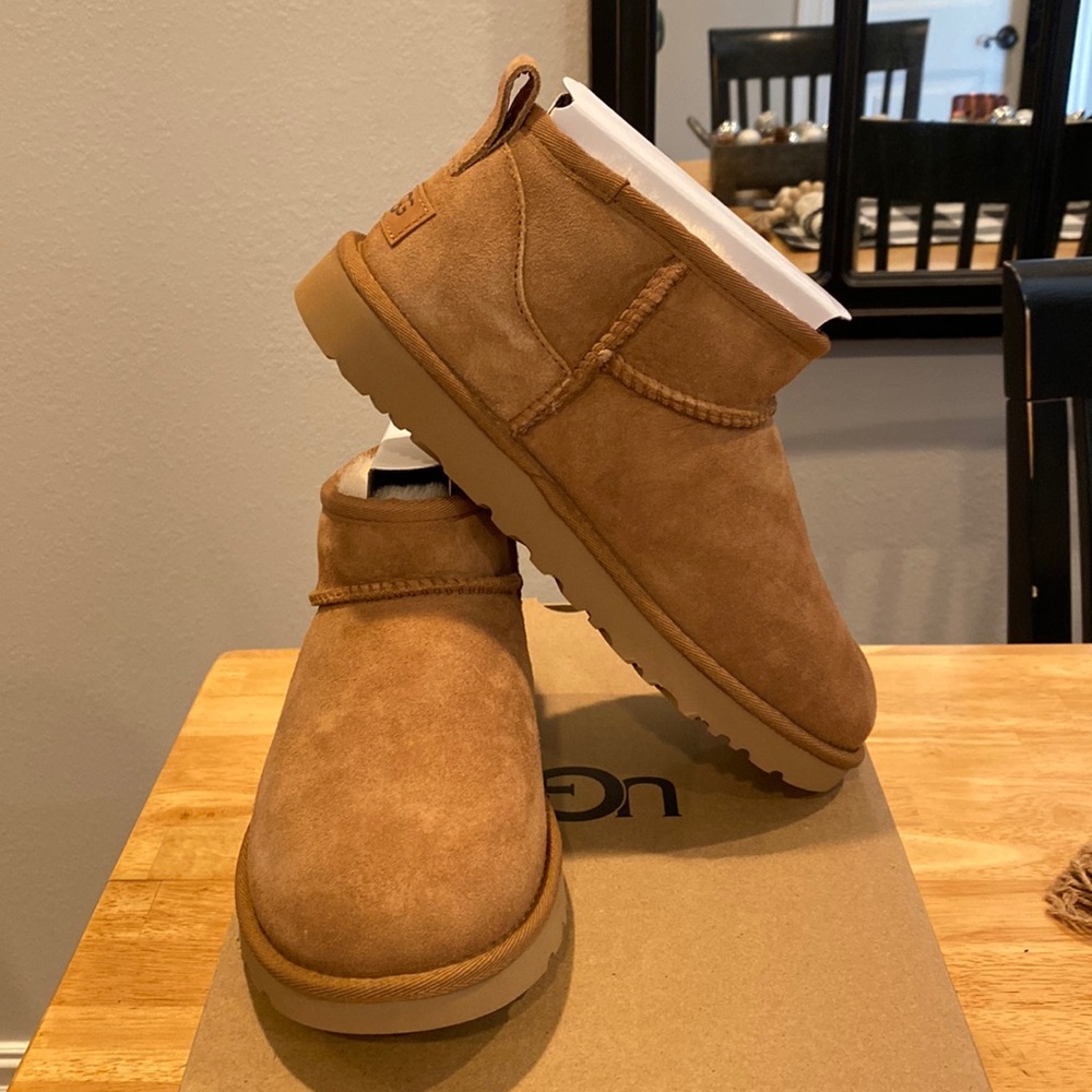 Ugg Classic Ultra Mini Boots Chestnut 8